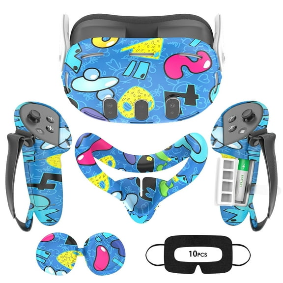 Baoyemes Silicone Cover Set for Oculus/Meta Quest 3, Waterproof,Comfortable, and Enhance Gaming Experience