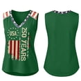 thumbnail image 6 of Iaqnaocc Usa Flag Tank Tops for Women Summer Patriotic Loose Fit Sleeveless V Neck 4th Of July Outfits for Women Independence Day July 4th Celebration Tee Tops Army Green S, 6 of 6