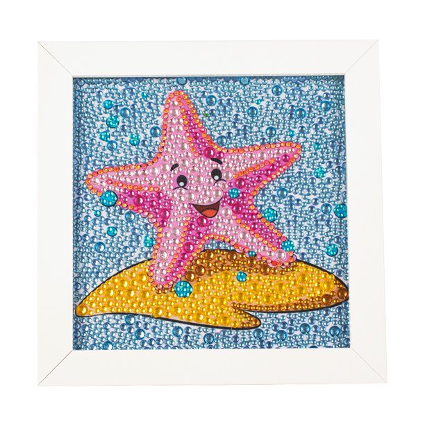 (DXZ57) Serie Dibujos Animados Mar Dibujos Animados Diamantes Con Forma Especial Pintura Diamantes Cristal 18*18cm