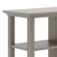 thumbnail image 5 of SIMPLIHOME Redmond SOLID WOOD 54 inch Wide Rustic Console Sofa Table in Distressed Grey with Storage, 4 Drawers and 4 Shelves, for the Living Room Entryway and Bedroom, 5 of 5