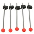 thumbnail image 4 of 5 Pcs Mini Canne à Pêche sur Glace d'Hiver Pointe Supérieure Portable Canne à Pêche Extérieure Boule Rouge Printemps, 4 of 9