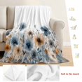 thumbnail image 5 of Poppies Floral Blanket Soft Cozy Warm Throw Blanket for Couch, Plush Fuzzy Flannel Fleece Blankets for Sofa, Spring Botanical Flowers Summer Bed Blankets Lightweight Gifts for Women, 30"x40", 5 of 9