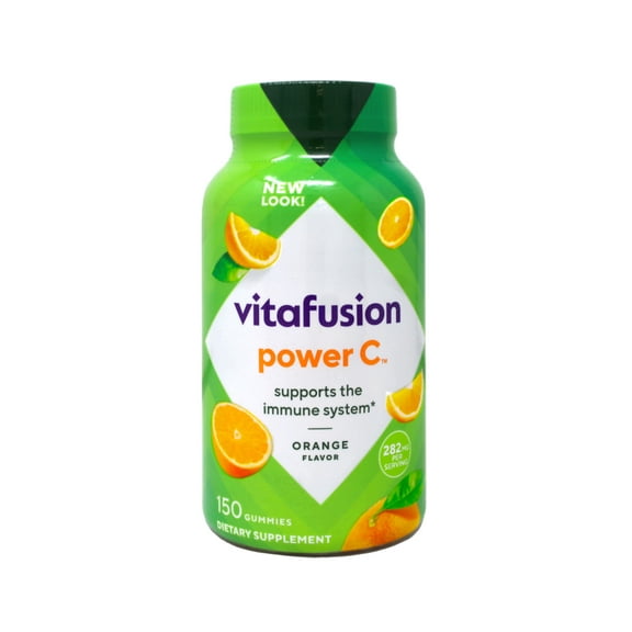 Vitafusion Power C Vitamin C Gummies for Immune Support, Orange Flavored, 150 Count