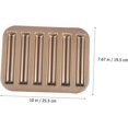 thumbnail image 5 of Wekity 4pcs Tray Small Ladyfinger Cereal Mould Tools Reusable Molds Washable Tin Baking Brownies and Eclair Rectangular Making Breadstick for Gold Ware Fondant Long Biscotti Biscuit Ice-0625, 5 of 5