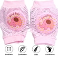 thumbnail image 3 of Protectores de rodillas para bebés para gatear,Rodilleras para niñas,Rodilleras antideslizantes, 3 of 5
