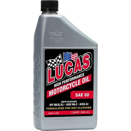 Lucas Oil Products Motorcycle Motor Oil