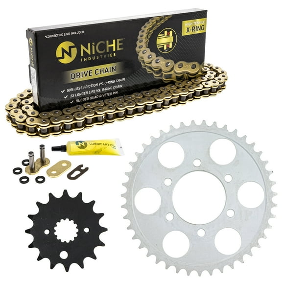 Niche Sprocket Chain Set for Suzuki GSX750S 16/43T 530 X-Ring Motorcycle MK1004869