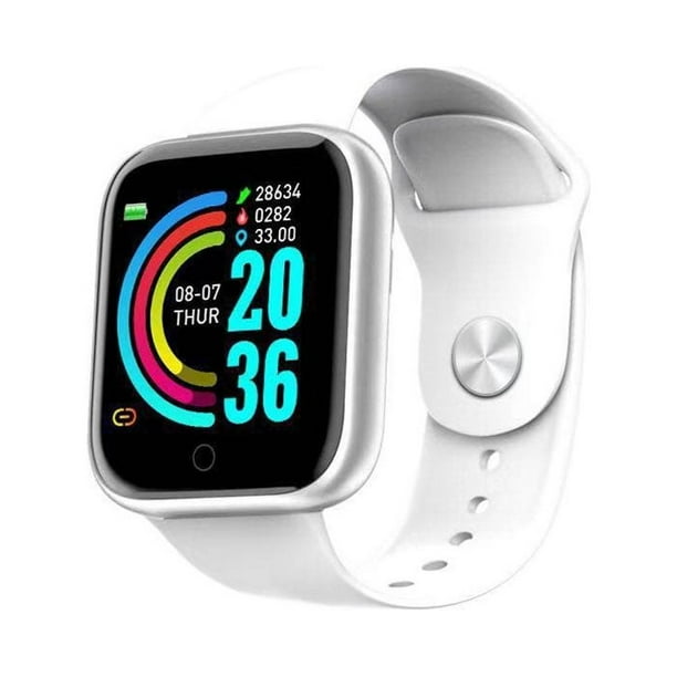 Decodeary Smart Watch With Fashionable Long Battery Life For Fitness Sports Bluetooth Smart Watch White