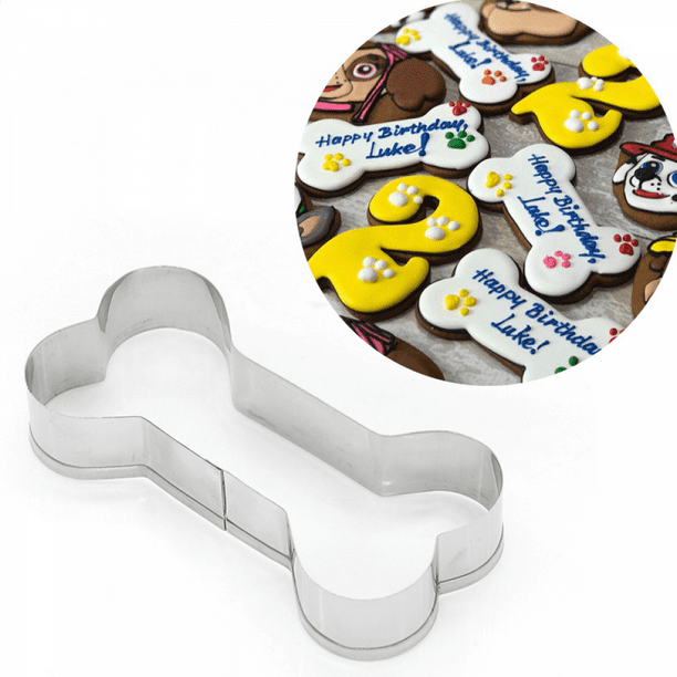Dog Bone Cookie Cutters Set, Stainless Steel Sandwiches Cutter Shapes