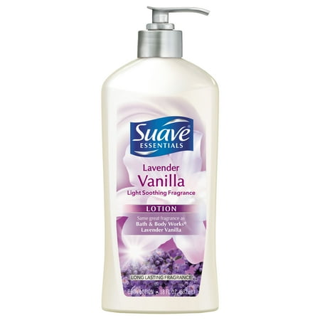 Suave Essentials Essential Lavender Vanilla Body Lotion, 18 oz
