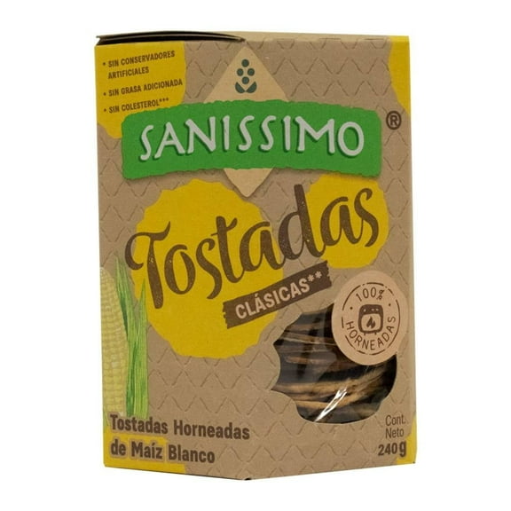 Tostadas de maíz Sanissimo   horneadas 240 g