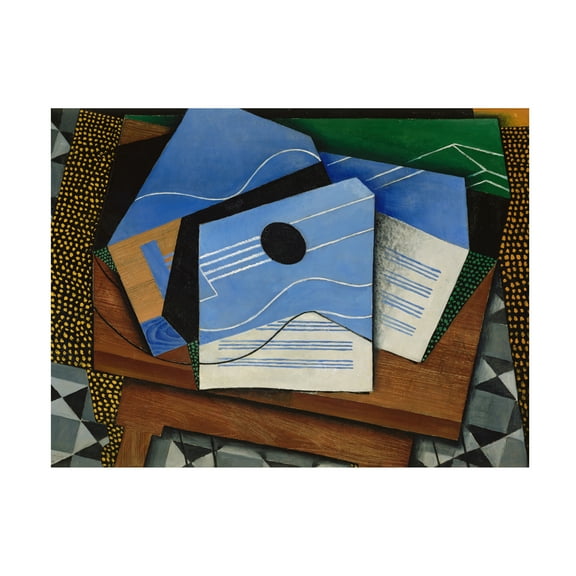 Juan Gris 'Guitar On A Table' Canvas Art