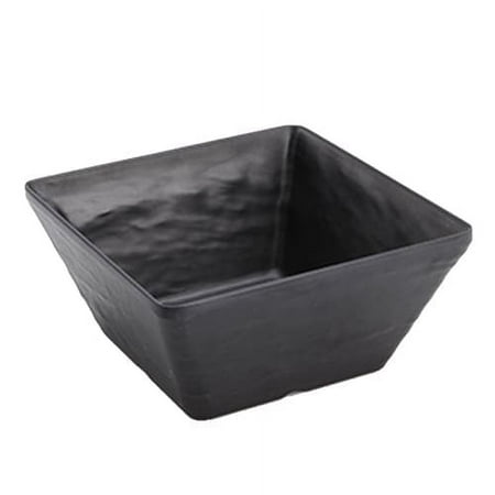 

American Metalcraft FSMEL73 Black Faux Slate 50 oz Melamine Bowl