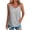 Silver, variant on Women Sequins Tank Tops Sparkly V-Neck Sleeveless Casual Loose Party Vacation Beach Summer Tops, Light Blue M