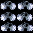 thumbnail image 6 of 200Pcs White LED Rings Light up Rings Soft Rubber Flashing Bumpy Rings Rave Wedding Party Luminous Toy Glow In The Dark, 6 of 9
