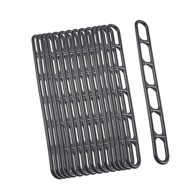 jinwen 25 Pcs Tendeurs de Corde de Tente Ajustables Tendeurs de Auvent Attaches Robustes Noir