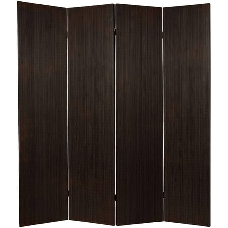 Oriental Furniture 6 Ft Tall Frameless Bamboo Room Divider