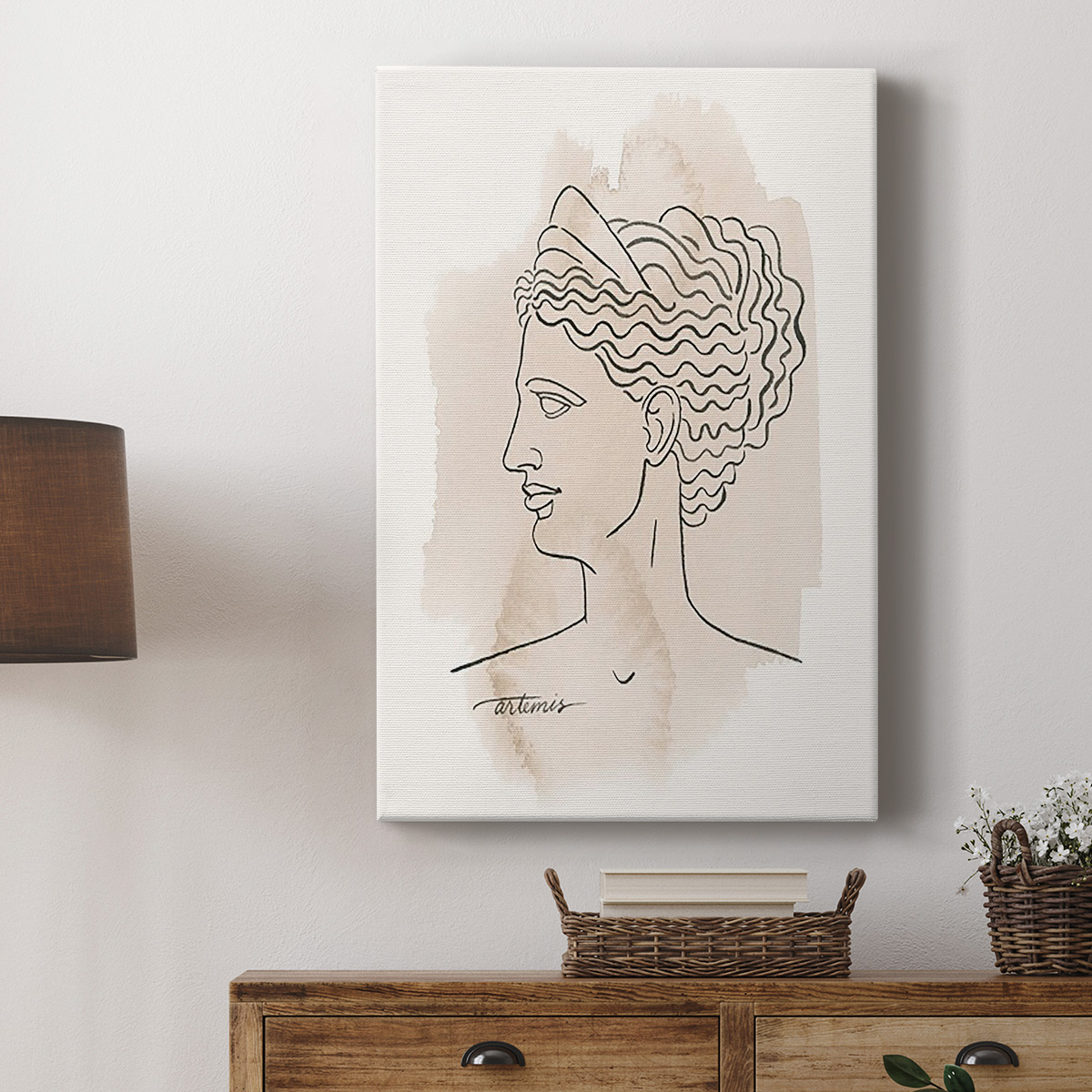 Greek Busts VI Premium Gallery Wrapped Canvas - Ready to Hang