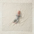 thumbnail image 2 of Itzy Ritzy Breastfeeding Boss Taupe Checkerboard Multi Use Cover, 2 of 6