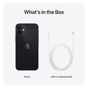 Straight Talk Apple iPhone 12 Mini ، 64 جيجابايت ، هاتف ذكي مدفوع مسبقًا باللون الأسود [ مغلق إلى Straight Talk ]