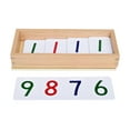 thumbnail image 1 of IFIT Montessori Small Number Cards 1-9000, PVC, Montessori Toy Math Materials, 1 of 1