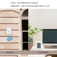 thumbnail image 4 of Termómetro de interior, termómetro higrómetro con sensor exterior, termómetro de ambiente, termómetro inalámbrico con pantalla LCD grande, interruptor ℃/℉, ideal para oficina, hogar,, 4 of 5