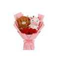 thumbnail image 2 of Medium White Cow Plush Bouquet - Adorable Stuffed Animal Bouquet, Perfect Valentine's Day Gift & Back to School Present (11.8" ), 2 of 4