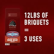 Kingsford High Heat Charcoal Briquettes, 12 lbs