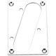 thumbnail image 1 of Conversion Pickup Mounting Ring Guitar Replacement Part String Instrument Accessory, 1 of 3
