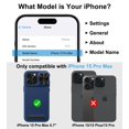 thumbnail image 2 of Funda magnética BXYJY para iPhone 15 Pro Max con soporte, 2 of 7