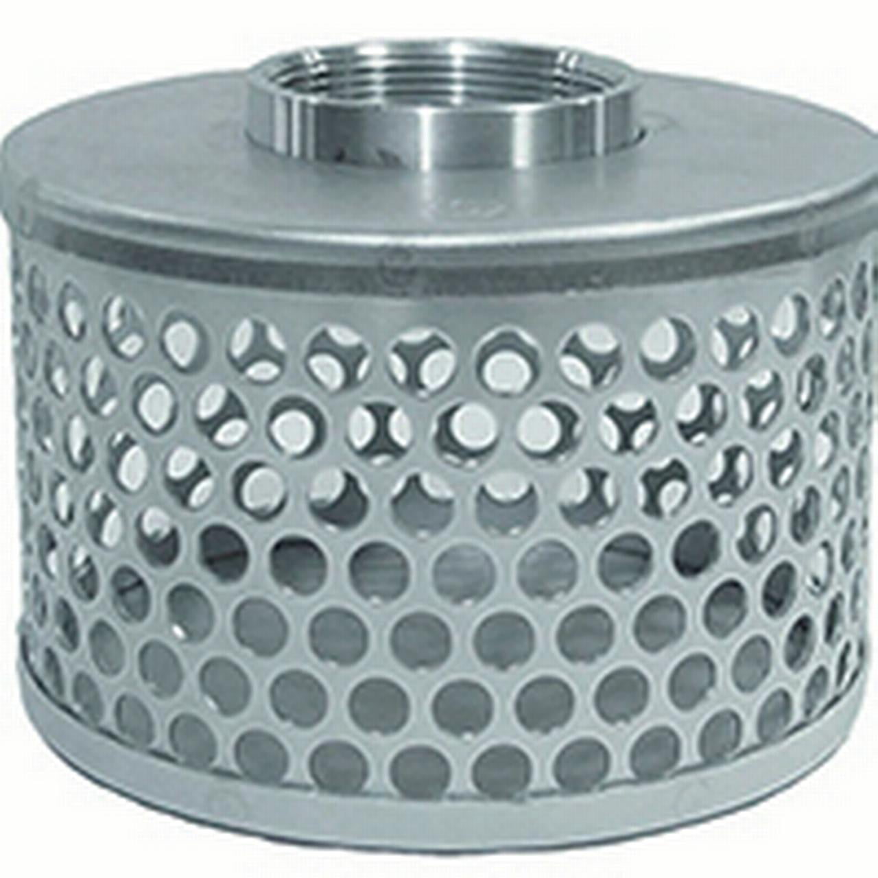 ABBOTT RUBBER SRHS200 Hose Strainer, 2 in FNPT Inlet, Steel, For Pump