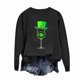 thumbnail image 4 of Ounisa St. Patrick's Day Sweatshirt for Women Clover Graphic T-Shirts Patty's Day Color Long Sleeves Tee Tops, 4 of 7