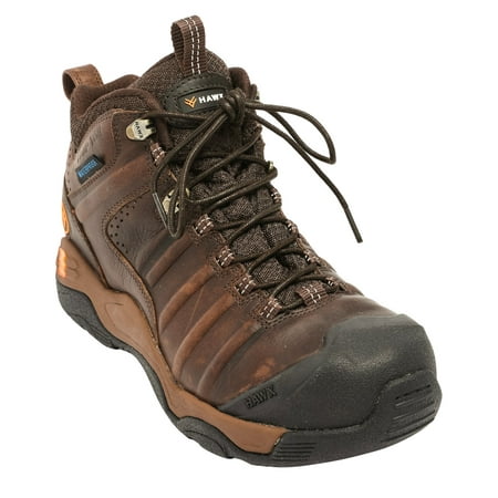 

Hawx Men s Axis Waterproof Hiker Boot Composite Toe Brown 8 D(M) US