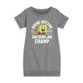 thumbnail image 1 of SpongeBob SquarePants - Bikini Bottom Egg Hunting Champ - Toddler And Youth Girls Fleece Dress, 1 of 1