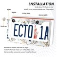 thumbnail image 5 of Coolnut Leaves Branches License Plate Frames 2 Pack, Waterproof Aluminum Alloy Car Tag Holder 2 Holes License Plate Covers with Screw Caps Auto Accessories, 5 of 7