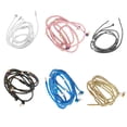 thumbnail image 2 of Auriculares con cuentas de 3,5 mm para teléfonos inteligentes, estilo en la oreja, auriculares con cable, estéreo, deportivos, micrófono incorporado, auriculares manos libres kenally DZ7450-06B, 2 of 2