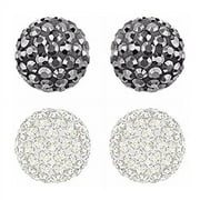 Blow Pierced Earrings Set - 5184304