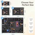 thumbnail image 3 of AIRHOP 216 PCS Gym Floor Mat, EVA Foam Puzzle Gym Mat, High-Density Interlocking Foam Floor Tiles for Home Gym, Play Workout Garage Kitchen Flooring 12.6"x12.6"x0.4", 3 of 11