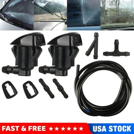 For Jeep Grand Cherokee 2011-2017 Windshield Wiper Water Washer Spray Nozzle Jet
