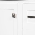 thumbnail image 7 of Modern Bathroom Sink Vanity 30" - White Solid Wood Frame Cabinet. Includes 3 Drawers & Door For Neat Cabinet Design With Wood. Features Sink, Soft-close Tidy, 7 of 7