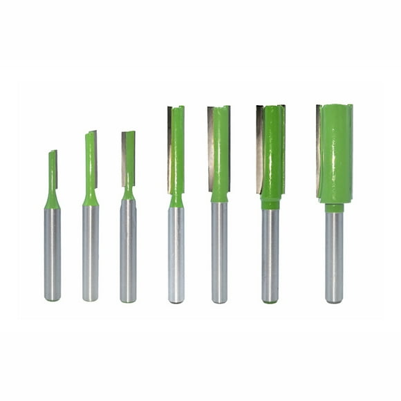 KKmoon 7Pcs Router Bit Set 6mm Shank Flush Trim Router