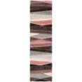 thumbnail image 2 of Well Woven San Francisco Apallo Modern Geometric Striped Blush 2'7" x 9'10" Runner Rug, 2 of 7