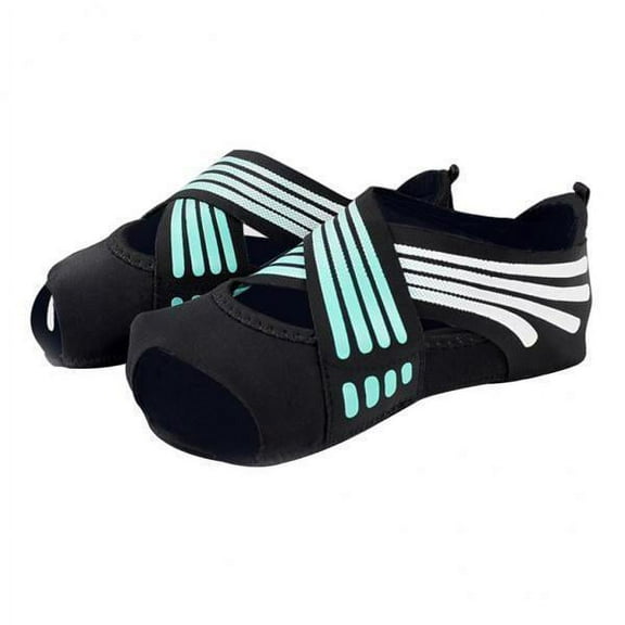 2x Non Skid Women Yoga Shoes Pilates Grip Socks, Comfort Breathable