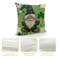thumbnail image 4 of Nawypu St Patricks Day Throw Pillow Covers Not Lucky Just Blessed Buffalo Plaid Gnome Pillow Covers Farmhouse Cushion Case Holiday Home Living Room Decor for Home, 4 of 5