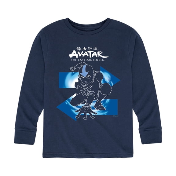 Avatar - The Last Airbender - Aang Arrows Long Sleeve Graphic T-Shirt