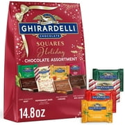 GHIRARDELLI Holiday Chocolate Assortment Squares, 14.8 oz Bag