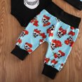 thumbnail image 3 of 4PCS Infant Newborn Baby Boys Girl Skull Romper+Pants+Hat+Mitten or Headband Halloween Clothes Outfit Set  6M 12M 18M 24M, 3 of 3