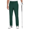 thumbnail image 2 of Golf Dress Pants for Men Quick Dry Straight Leg Trousers Slim Fit Casual Work Bottoms Green 2XL, 2 of 8