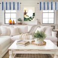 thumbnail image 4 of Boho Stripes Valance Curtain Watercolor Abstract Minimalist Geometric Window Valances Rod Pocket Short Curtains Window Treatments for Kitchen Bedroom Bathroom Laundry 42" x 12", 4 of 9
