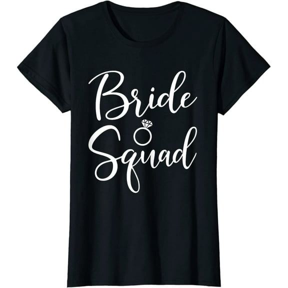 Bride Squad Wedding Gift Bridesmaid Bridal T-Shirt